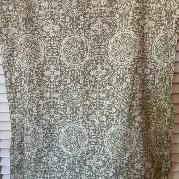 Pottery Barn sham pillow cover neutral geometric beige grey cream 29x23 - Picture 3 of 8